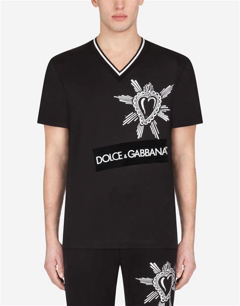 dolce gabbana men's t shirts|Dolce & Gabbana formal shirts.